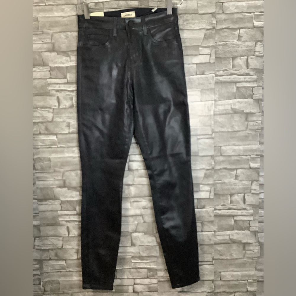 L’AGENCE Black High Rise Skinny Jeans in Noir 30” XS NWT (W148)